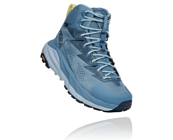 Hoka One One Kaha GORE-TEX Womens UK - Blue Walking Boots - LNRVA7463